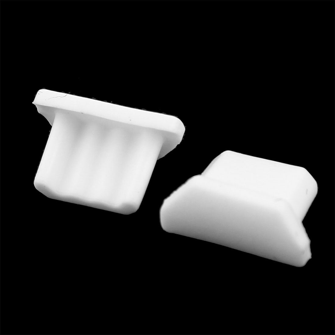 Cell Phone Rubber Anti Dust Micro USB Port Cap Cover Stopper White