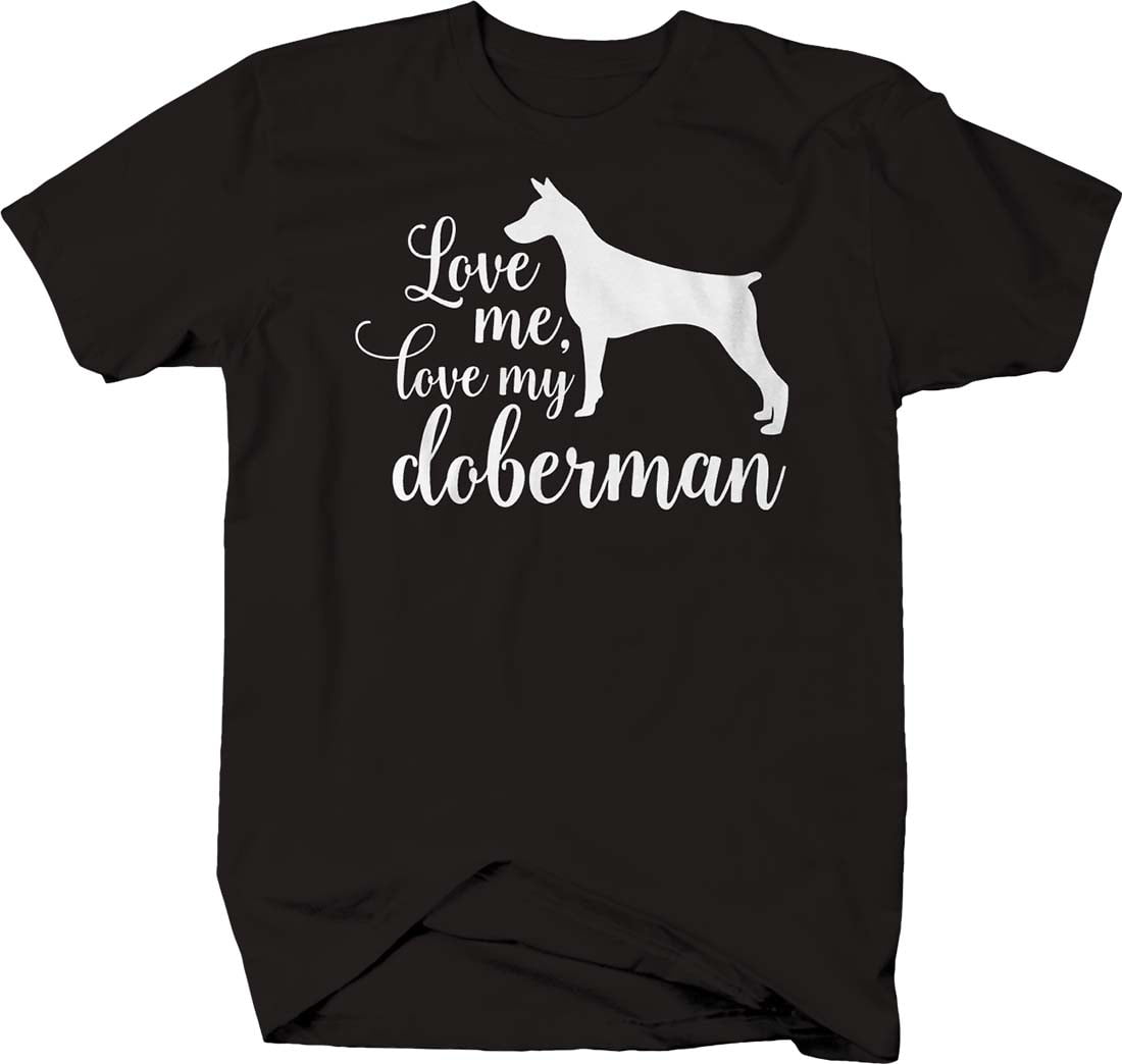 Proud Doberman Mom I Love My Dog T-Shirt Size M-5XL