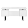 thumbnail image 4 of Monarch Specialties Computer Desk, Home Office, Laptop, Storage Drawers, 60"L, Work, White Laminate, 4 of 9