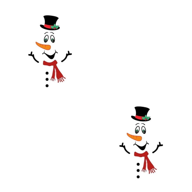 Toystoory Adhesivo para nevera de estilo de dibujos animados con temática de Navidad de Hotel, pegatina extraíble para puerta de garaje y CT031 2piezas