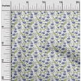 thumbnail image 2 of oneOone Rayon Medium Blue Fabric Floral Sewing Craft Projects Fabric Prints By Yard 56 Inch Wide, 2 of 4