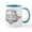 White/Blue Inside, variant on CafePress - Park City Utah Ski Resort 5 Mugs - 11 oz Ceramic Mug - Novelty Coffee Tea Cup