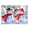 thumbnail image 2 of 5D diamante pintura Navidad muñeco de nieve bordado DIY punto de cruz Navidad Likrtyny  decoración de arte, 2 of 8