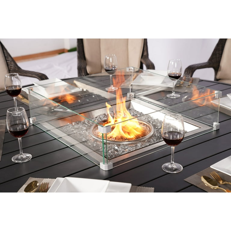 8 seater fire pit table discount