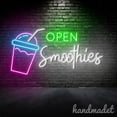 thumbnail image 5 of Handmadetneonsign Open Smoothies Neon Sign, Fruit Food Wall Art Decor, Restaurant Wall Decor 52037, 5 of 5