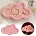 thumbnail image 2 of Resin Jewelry Tray Small Plate Cloud Small Plate Cute Storage Tray Bedside Dressing And Ring Plate Home () Rolling Drying Rack Dish Pads for Drying Dish Draining Mat for Kitchen Counter Counter Mat, 2 of 9