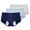Dark Blue+Blue+Gray, variant on Xmarks Women's Underwear 3 Packs, Menstrual Period Underwear for Women Girls Cotton Panties Mid Waist Comfortable Easy Clean Briefs