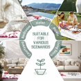 thumbnail image 6 of Valentine's Day Outdoor Rug for Patio/Deck/Porch, Non-Slip Large Area Rug 5 x 8 Ft, Red Flamingos Roses Love Romance White Indoor Outdoor Rugs Washable Area Rugs, Reversible Camping Rug Carpet Runner, 6 of 8