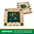 thumbnail image 3 of Juego de dados Shut The Box GOTHINK Wooden para 2-4 jugadores con 10 dados, 3 of 7
