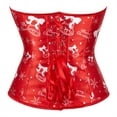 thumbnail image 3 of Grebrafan Corset Christmas Women Plus Size Cosplay Bustier Red 5XL, 3 of 5
