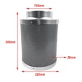thumbnail image 2 of 4/6/8Inch Filter Thick Activated Reversible Flange Stainless Steel Meet The Quality Standards, Tested before Shipment 6 inch, 2 of 6