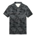 thumbnail image 5 of Mens Golf Tees Shirts Short Sleeve Pullover Tshirts Shirt with Pocket and Button Collared Camouflage-Printed Comfort Basic Workout Tops, 5 of 6