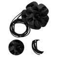thumbnail image 3 of Unique Bargains 1 Pc Adjustable Waist Belt Elegant Flower Handmade Cord Belt Women Black, 3 of 5