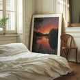 thumbnail image 2 of Prospect Park Sunset 01 - Brooklyn New York Photography Sunset Nature Landscape Water Scenic Autumn Forest Oak Framed Wall Art Print 11 x 14 inches, 2 of 12