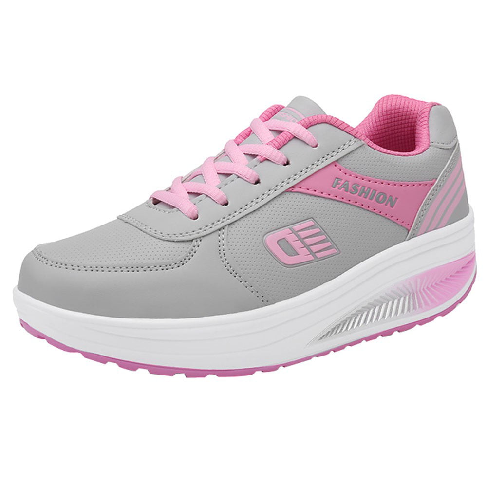 Women Casual Tennis Shoes Heightening Soft Shoes Athletic Walking Shoes Sneakers 
