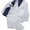 White, variant on London Fog Boy's L27000-1 3 Piece Formal Tuxedo-Black - 16