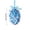 Blue, variant on Eespoir Blue Hydrangea Egg Hanging Decoration, Easter Egg Acrylic Hanging Decoration, Wall Hanging Faux Plant Spring Easter Decorations for Porch Home, 3.15"
