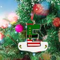 thumbnail image 1 of Hot6sl Liquidación de Ahorros de Verano 26 Adornos Navideños En 26 Letras, Adornos Rojos En Árbol de Navidad, Adornos Colgantes En Letras, Adornos Árbol de Navidad En Alfabeto para El Hogar, 1 of 7