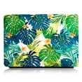 thumbnail image 1 of Funda izÜg, carcasa compatible con MacBook Pro de 13 pulgadas modelos: A2338 M1, A2289, A2251, A2159, A1989, A1706, A1708. Flores verde, 1 of 5