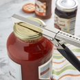 thumbnail image 2 of Ouvre-Boîte Confort / 7,5 Pouces / Ouvre-Boîte Multifonctionnel en Acier Inoxydable avec Poignée / Poignée en Caoutchouc Souple Compatible Arthrite / Accessoires de Cuisine (Rouge), 2 of 4