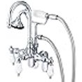thumbnail image 3 of Water Creation F6-0011-01-AL Argent Classique Réglable Propagation Mur Baignoire Robinet & 44; Chrome, 3 of 3
