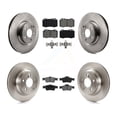 thumbnail image 1 of Transit Auto Front Rear Disc Brake Rotors and Semi-Metallic Pads Kit for Car Mercedes-Benz CLS550 CLS500 E550 K8S-101353, 1 of 11