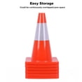thumbnail image 4 of Conos de tráfico RELIANCER de PVC de 18 cm para estacionamiento seguro en carretera, 6 unidades, 4 of 9