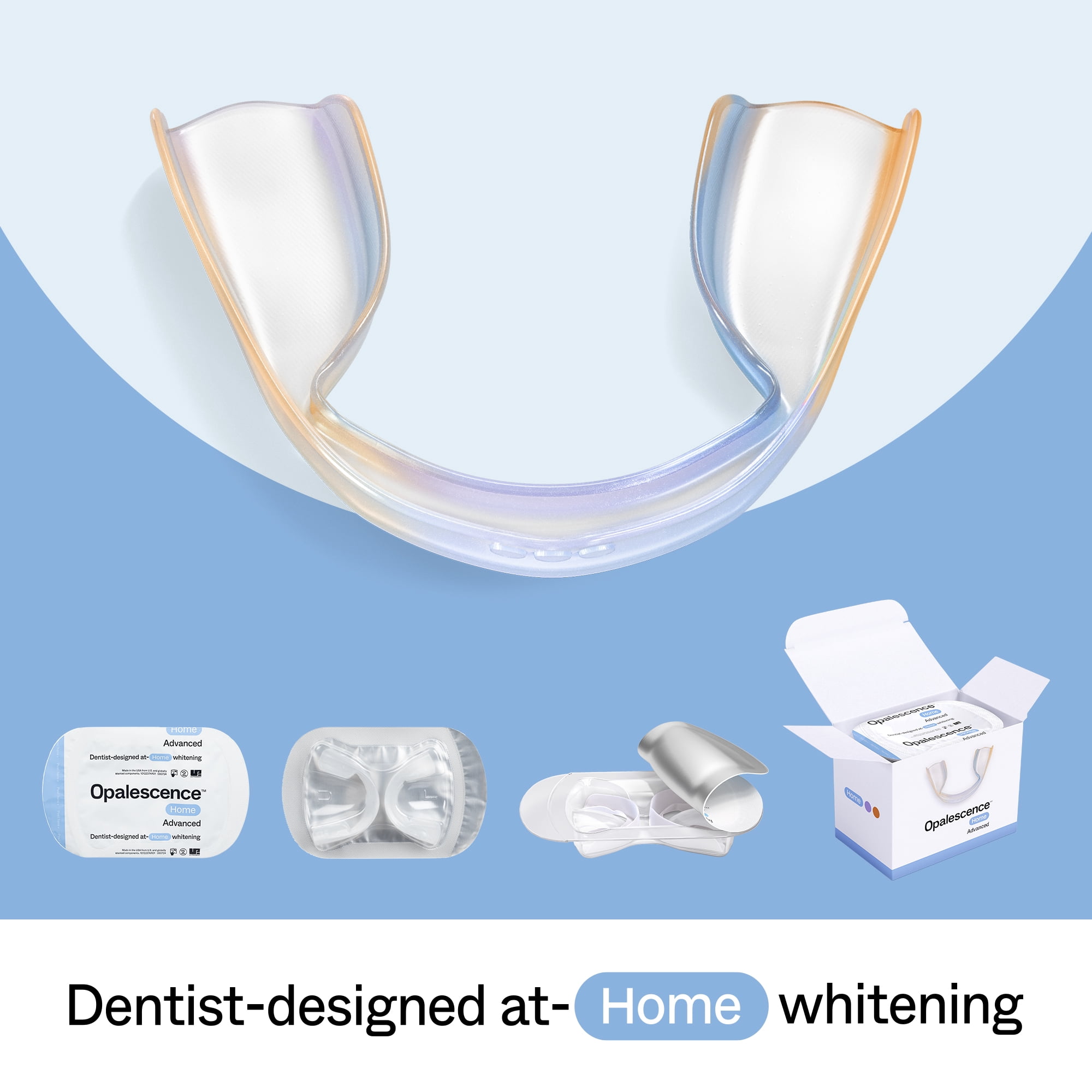 Opalescence Home Advanced Gel Prefill Teeth Whitening Trays 15% (4 Treatments) Hydrogen Peroxide PF