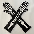 thumbnail image 6 of Halloween Skeleton Gloves,Full Finger Skeleton Pattern Gloves Cosplay Costume Accessories for Men Women Adults a Great Halloween Gifts, 6 of 6