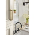 thumbnail image 2 of Amerock Ladera 5-1/16 inch (128mm) Center-to-Center Rectangle Golden Champagne Cabinet Pull Backplate, 2 of 6