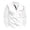 White, variant on Men's Long Sleeve Crew Neck Baseball Shirt, Casual Raglan T Shirts, M