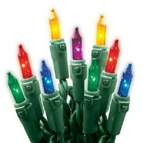 Holiday Wonderland 4051-88A 50 Count MULTI Color Mini Christmas Light Sets - Quantity of 12