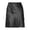 Black, variant on Womens Skirts Summer Dressy Casual High Waisted Ruffle A Line Silk Satin Skirts Denim Skirt Women, Size S