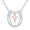 Style-6, variant on LeCalla 925 Sterling Silver Timeless Classic Cross Pendant Necklace with Cable Chain, 18+2 Inches
