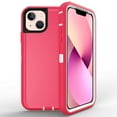 thumbnail image 2 of For Apple iPhone 13 Mini 5.4 inch Heavy Duty Defender Armor Hybrid Case Cover With Clip Pink/White, 2 of 4