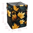 thumbnail image 5 of Thanksgiving Leaves Foldable Car Trash Bin with Lid, Leak-proof Mini Garbage Can – Hanging Storage Bag Included, 5 of 6