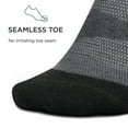 thumbnail image 3 of Feetures Elite Max Cushion No Show Tab Ankle Socks - Sport Sock with Targeted Compression - Grey, S (1 Pair), 3 of 6
