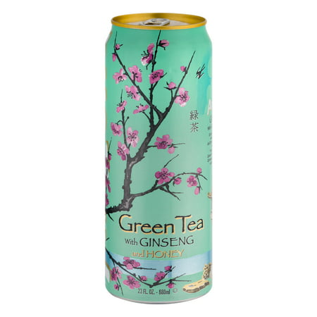Arizona Green Tea With Ginseng & Honey 23 oz - Walmart.com
