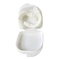 thumbnail image 1 of FSTDelivery Beauty & Personal Care! 2Pc One Upper Teeth One Lower Teeth Dentals Veneer Comfortable Fits Flexible White Denture Top Veneer Denture Accessory Suitable For Both Men And Women, 1 of 1