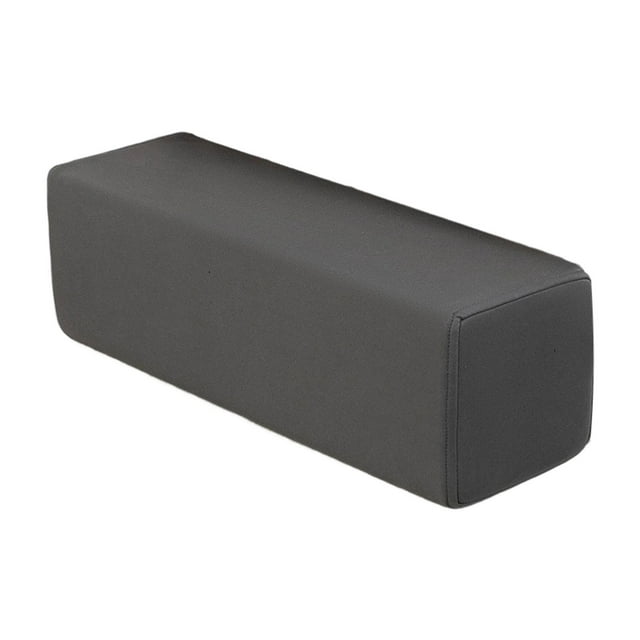 Cojín cómodo para reposabrazos de sofá con funda de almohada extraíble y lavable, almohadilla para reposabrazos para sofá, sillón, hogar, sala de gris oscuro