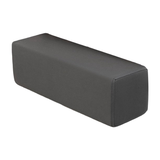 Cojín cómodo para reposabrazos de sofá con funda de almohada extraíble y lavable, almohadilla para reposabrazos para sofá, sillón, hogar, sala de gris oscuro