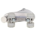 Cal 7 Sparkly Roller Skates for Indoor & Outdoor Skating, Faux Leather