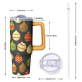 thumbnail image 2 of 30oz Christmas Ornaments Tumbler with Lid and Straw Leak Proof Stainless Steel Cup Holiday Presents Gifts, 2 of 5