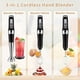thumbnail image 5 of Cordless Hand Blender 700ml with 3-in-1 Function, Adjustable Head, 21 Speeds & Bonus Attachments for Home Kitchen Use, 5 of 5