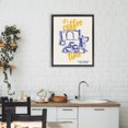 thumbnail image 3 of Stupell Industries Contemporary It's Coffee Time Breakfast Ritual Black Floating Frame Canvas Art, 17 x 21, by The Prints Vibe, 3 of 8