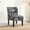 Black, variant on White Polyester Armless Chair / Comfortable Seat Height for Home