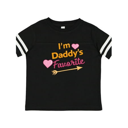 

Inktastic I m Daddy s Favorite with Arrow and Hearts in Pink Gift Toddler Boy or Toddler Girl T-Shirt
