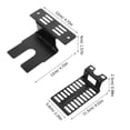 thumbnail image 2 of IDEANATEGRATE 1 Set Motor Mounting Bracket for Bbq Rotisserie with Black Metal Heavy-duty Design 12.0X12.0X4.0in, 2 of 8