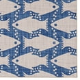 thumbnail image 5 of Linon Home Décor Washable Seabourne Area Rug or Runner Collection, Ivory and Blue, 2' x 3', 5 of 8