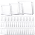 thumbnail image 1 of Bolsa de maquillaje Xuniea Mini, transparente, 50 unidades, organizador de PVC impermeable, 1 of 7